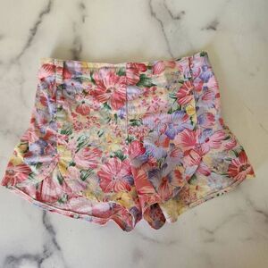 Lacey Lane girls toddler size 3 floral cotton vintage style shorts high rise Aus
